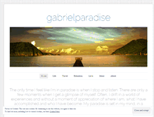 Tablet Screenshot of gabrielparadise.wordpress.com