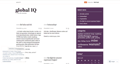 Desktop Screenshot of globaliq.wordpress.com