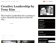 Tablet Screenshot of leadcreatively.wordpress.com