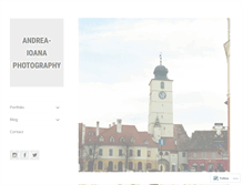 Tablet Screenshot of andreaioanaphotography.wordpress.com