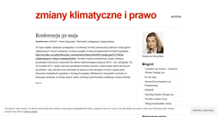 Desktop Screenshot of prawoklimatyczne.wordpress.com