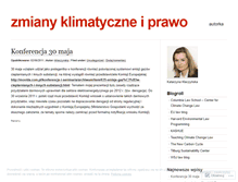 Tablet Screenshot of prawoklimatyczne.wordpress.com