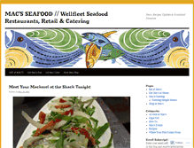 Tablet Screenshot of macsseafood.wordpress.com