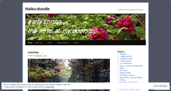 Desktop Screenshot of haikudoodle.wordpress.com