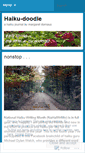 Mobile Screenshot of haikudoodle.wordpress.com