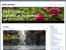 Tablet Screenshot of haikudoodle.wordpress.com