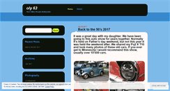 Desktop Screenshot of oly63.wordpress.com