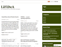 Tablet Screenshot of lifidea.wordpress.com