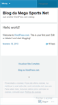 Mobile Screenshot of megasportsnet.wordpress.com