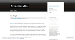 Desktop Screenshot of metawinada.wordpress.com