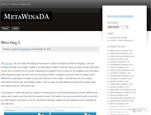 Tablet Screenshot of metawinada.wordpress.com