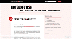 Desktop Screenshot of hotsexfetish.wordpress.com