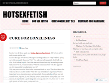 Tablet Screenshot of hotsexfetish.wordpress.com