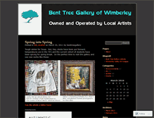 Tablet Screenshot of benttreegallery.wordpress.com