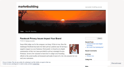 Desktop Screenshot of marketbuilding.wordpress.com