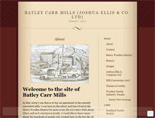 Tablet Screenshot of joshuaellismills.wordpress.com