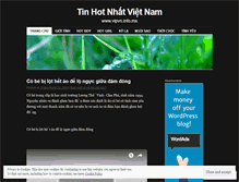 Tablet Screenshot of hotnhatvn.wordpress.com