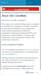 Mobile Screenshot of aibcclassifieds.wordpress.com