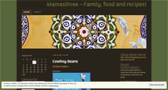 Desktop Screenshot of mamasthree.wordpress.com