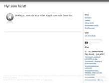 Tablet Screenshot of hyrsomhelst.wordpress.com