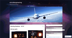 Desktop Screenshot of aircraftengineering.wordpress.com