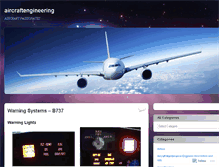 Tablet Screenshot of aircraftengineering.wordpress.com