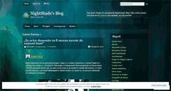 Desktop Screenshot of oananightshade.wordpress.com
