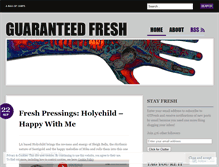 Tablet Screenshot of gtfresh.wordpress.com