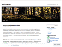 Tablet Screenshot of holamemo.wordpress.com