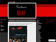 Tablet Screenshot of culturabeat.wordpress.com