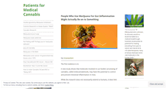 Desktop Screenshot of patients4medicalmarijuana.wordpress.com