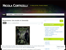 Tablet Screenshot of nicolacorticelli.wordpress.com