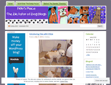 Tablet Screenshot of fidosplace.wordpress.com