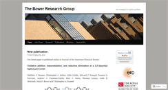 Desktop Screenshot of bowerresearchgroup.wordpress.com