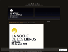 Tablet Screenshot of lanochedeloslibros.wordpress.com