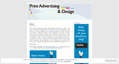 Desktop Screenshot of printadvertising.wordpress.com