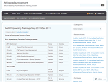 Tablet Screenshot of africanedevelopment.wordpress.com