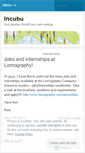 Mobile Screenshot of incubu.wordpress.com