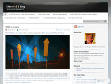 Tablet Screenshot of olivers14.wordpress.com