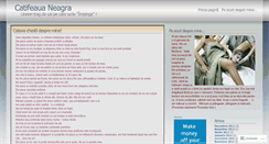Desktop Screenshot of catifeauaneagra.wordpress.com