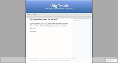 Desktop Screenshot of idigtennis.wordpress.com