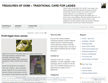 Tablet Screenshot of oomijannah.wordpress.com