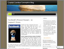 Tablet Screenshot of coastalcarolinaconcepts.wordpress.com