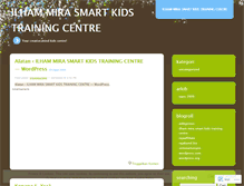 Tablet Screenshot of imsmartkids.wordpress.com