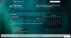 Desktop Screenshot of nanaza2539.wordpress.com