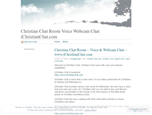 Tablet Screenshot of ichristianchat.wordpress.com