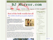 Tablet Screenshot of bjmirror0311.wordpress.com