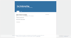 Desktop Screenshot of duisburgblog.wordpress.com