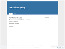 Tablet Screenshot of duisburgblog.wordpress.com