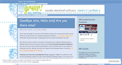 Desktop Screenshot of mpicascadiaeducationconferencence.wordpress.com
